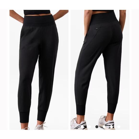 Athleta Venice High Rise Jogger Women’s Size Small in Black #597888 - Picture 1 of 13